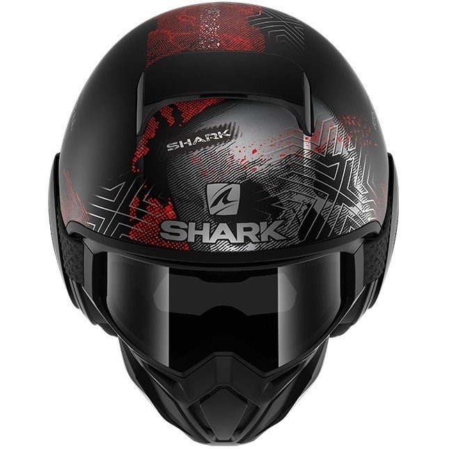 Shark Street Drak Krull Noir-Argent-Rouge-Mat