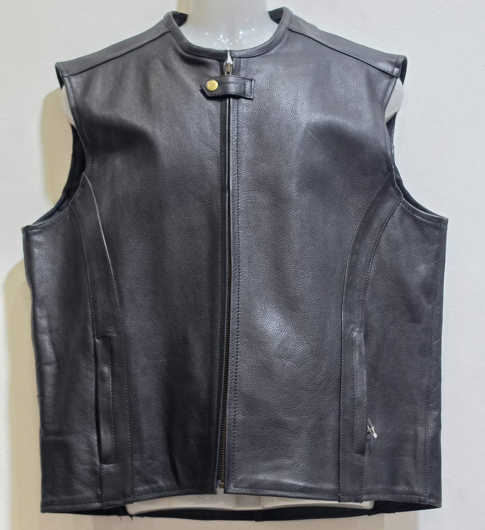 Biker Leather Vest Sp-1015